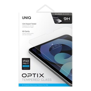 UNIQ Optix Clear Glass Screen Protector for iPad Pro 11 1-3rd Gen/Air 10.9