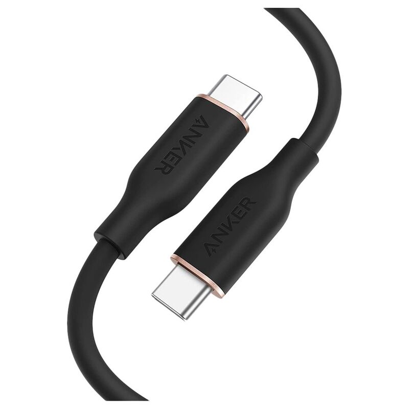 Anker Powerline III Flow USB-C To USB-C 6ft Black