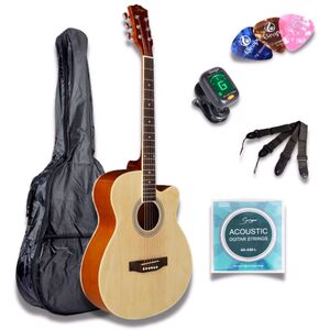 Smiger Ga-H10-N Acoustic Guitar Pack Natural
