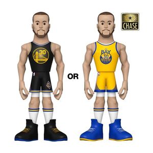 Funko Gold NBA Warriors Stephen Curry City Uniform Premium 5-Inch Vinyl Figure (with Chase)