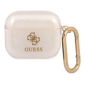 Guess TPU Colored Glitter Case for AirPods 3 - Gold