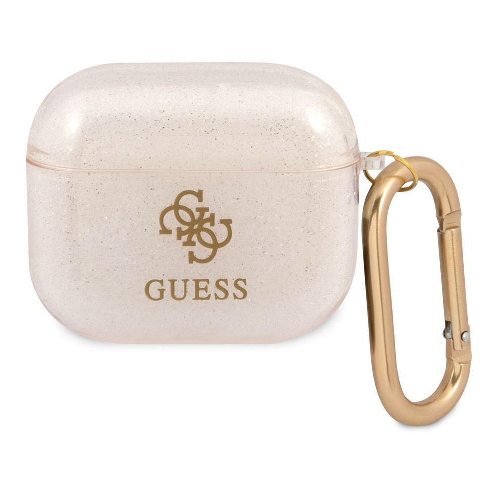 Guess TPU Colored Glitter Case for AirPods 3 - Gold