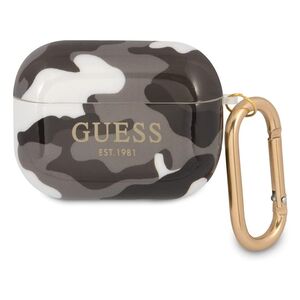 Guess TPU Shiny Camouflage Case for AirPods 3 - Kaki
