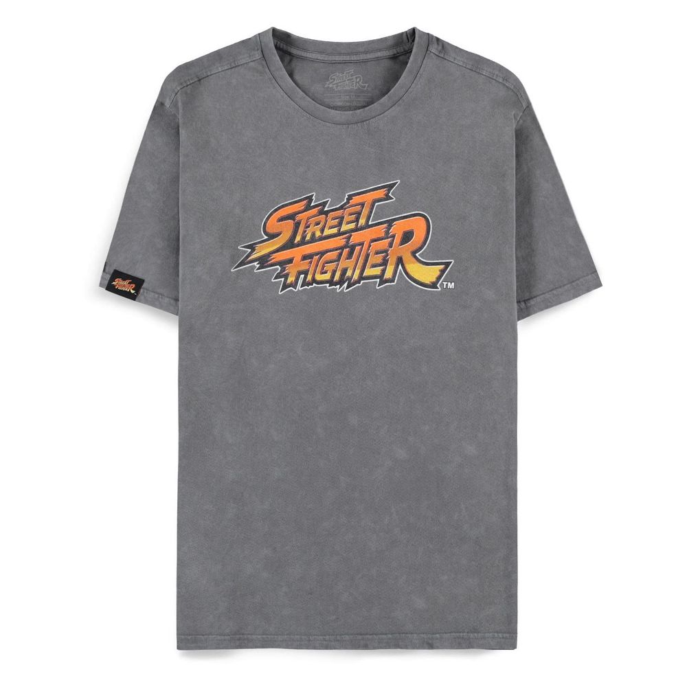 Difuzed Street Fighter Men's Short-Sleeved T-Shirt - Grey - 2XL