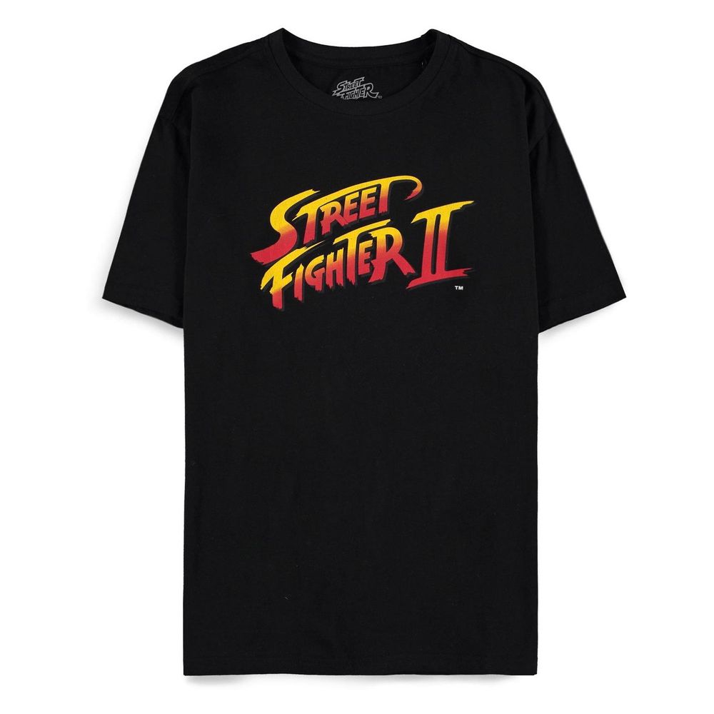Difuzed Street Fighter Men's Short-Sleeved T-Shirt - Black - M