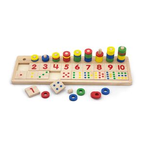 Viga Count And Match Numbers Wooden Set