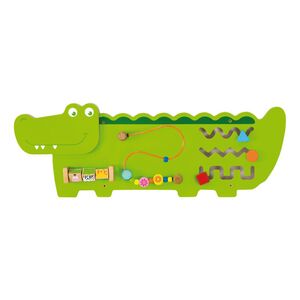 Viga Wall Toy Crocodile Wooden Set