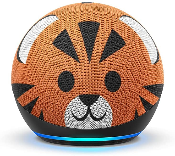 Amazon Echo Dot Kids (4th Gen) Smart Speaker - Tiger