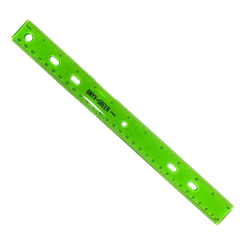 Onyx & Green Ruler 30 cm