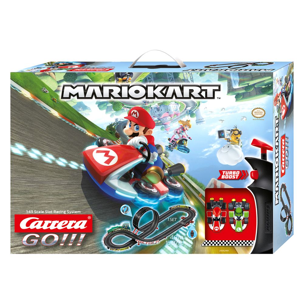 Carrera Go Nintendo Mariokart 8 Slot Car Racing System 4.9m