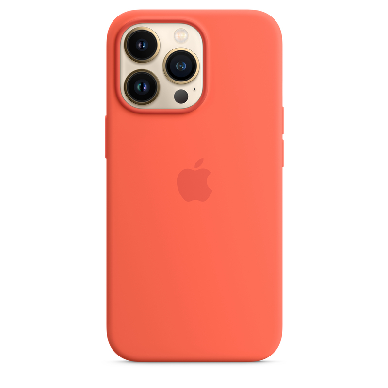 Apple Silicone Case with MagSafe foriPhone 13 Pro - Nectarine