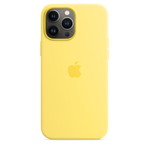 Apple Silicone Case with MagSafe for iPhone 13 Pro Max - Lemon Zest