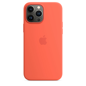 Apple Silicone Case with MagSafe for iPhone 13 Pro Max - Nectarine