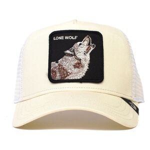Goorin Bros The Lone Wolf Unisex Trucker Cap - White