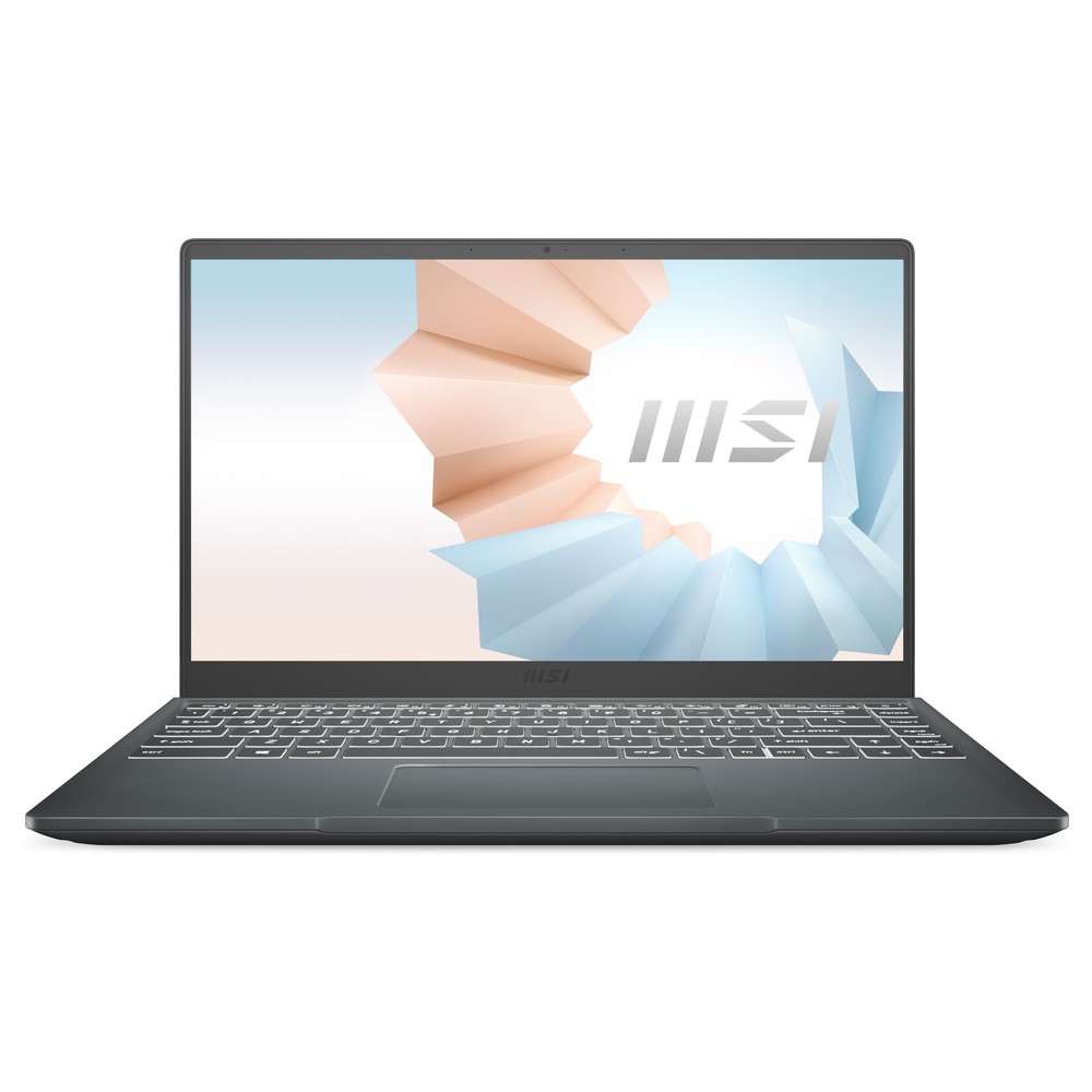 MSI Modern 14 B11MOU Laptop intel core i5-1155G7/8GB/512GB SSD/intel UHD Graphics/14-inch FHD/60Hz/Windows10 Home - Carbon Gray (Arabic/English)