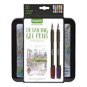 Crayola Signature Detailing Gel Pen (Set of 20)