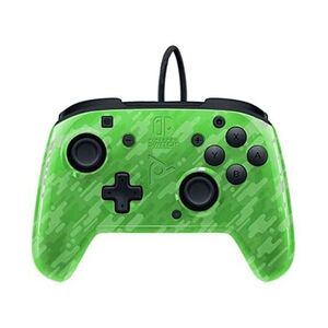 PDP Faceoff Deluxe+ Audio Wired Controller for Nintendo Switch -  Green Camo