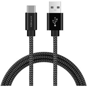 HYPHEN USB-A 3.0 to USB-C Fast Charging Cable 1M Black