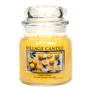 The Village Candle Fresh Lemon Jar Candle 390 G