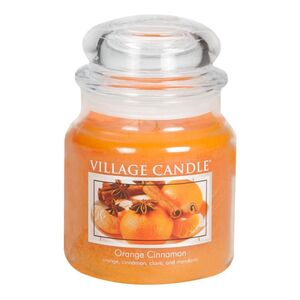 The Village Candle Orange Cinnamon Jar Candle 390 G