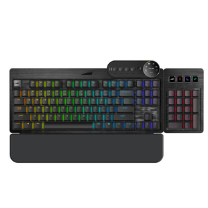 Mountain Everest Max TKL Mechanical Gaming Keyboard with Numpad (US) - MX Brown Switch - Midnight Black