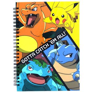 Blueprint Pokemon A5 Lined Notebook (80 Sheets)