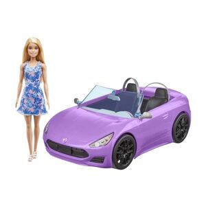Barbie Glam Convertible Vehicle With Doll HBY29