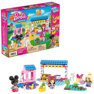 Mega Construx Barbie Farmer's Market Bulding Playset Hdj85