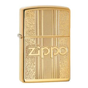 Zippo 29677 254B Pattern Design High Polish Brass Windproof Lighter