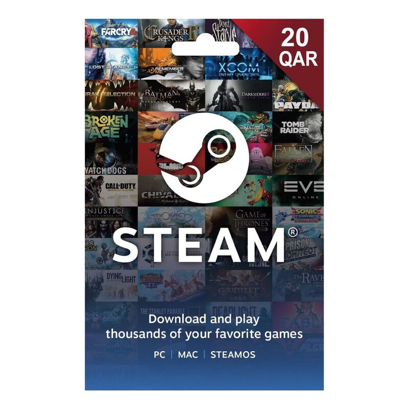 Steam Gift Card - QAR 20 (Digital Code)