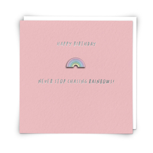 Redback Cards Pastel Rainbow Greeeting Card (14 x 14cm)