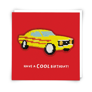 Redback Cards Sequin Mustang Greeeting Card (16 x 16cm)