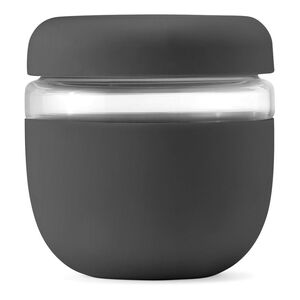 W&P Porter Glass Seal Tight Bowl W/ Silicon Sleeve - Charcoal 710ml