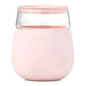 W&P Porter Glass W/ Silicon Sleeve - Blush 444ml
