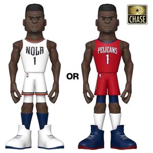 Funko Gold NBA Pelicans Zion Williamson Home Uniform 12 Inch Premium Vinyl Figure (With Chase*)