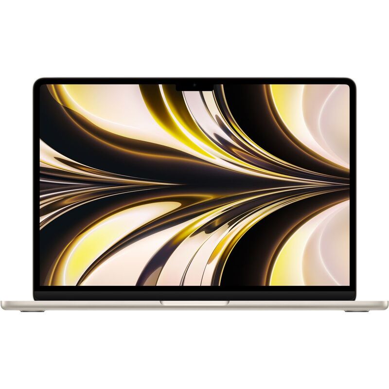 Apple MacBook Air 13-Inch Apple M2 Chip/8-Core CPU/GPU/256GB SSD - Starlight (Arabic/English)