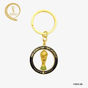 FIFA World Cup Qatar 2022 Officially Licensed Product 3D Rotating Trophy Keychain