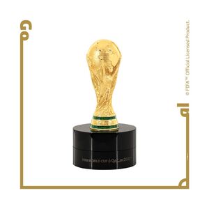 Q-Live FIFA World Cup Qatar 2022 70Mm Trophy Replica With Rotating Stand