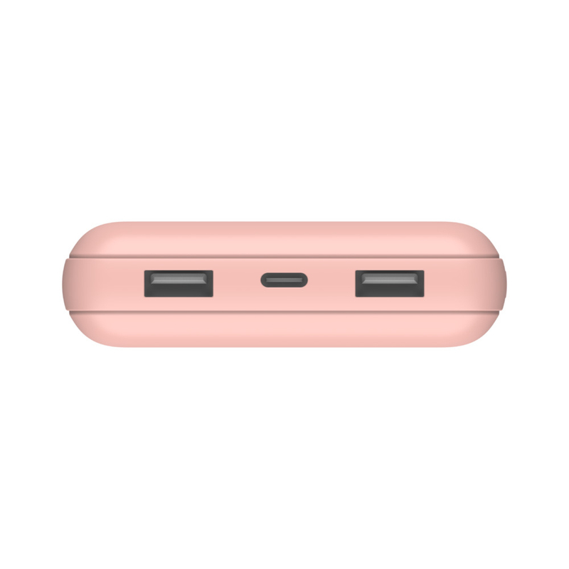 Belkin 20K 15W Power Bank (USB-A 2x/USB-C) - Pink