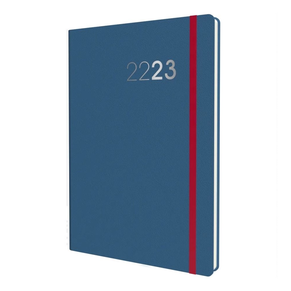 Collins Debden Legacy A5 Week To View Mid Year Diary 22/23 - Blue