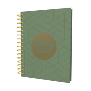 Collins Debden Scandi A5 Day To Page Mid Year Diary 22/23 - Geo Green