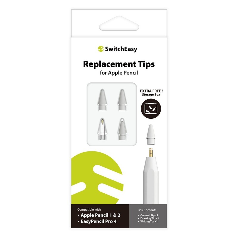 SwitchEasy Easypencil Pro 4 Tips For Apple Pencil 1/2 - White