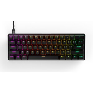 SteelSeries Apex Pro Mini Mechanical Gaming Keyboard - OmniPoint Adjustable Mechanical Switch (US English)