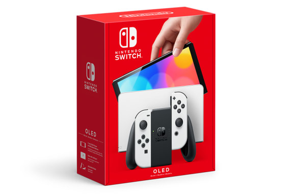 Nintendo Switch OLED White Joy-Con Console