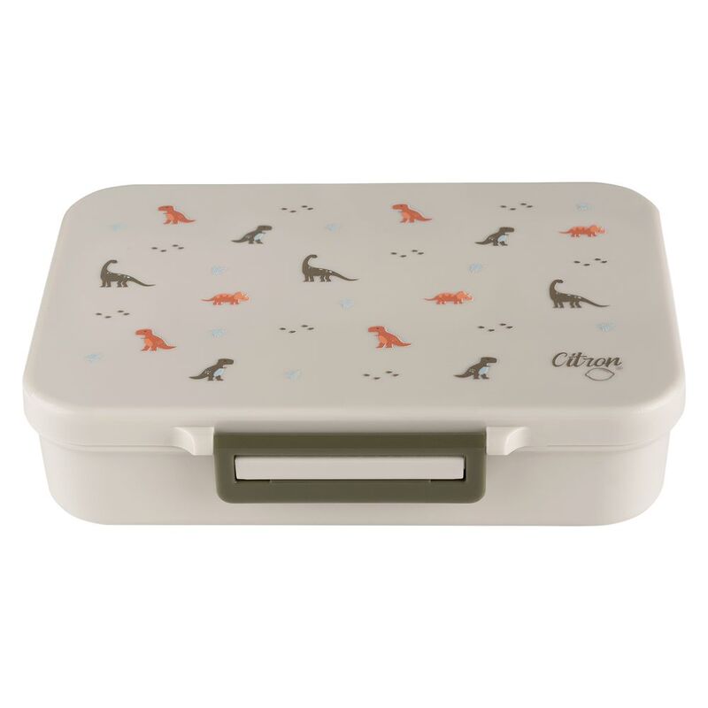 Citron Tritan Lunchbox with 4 Compartments - Dino