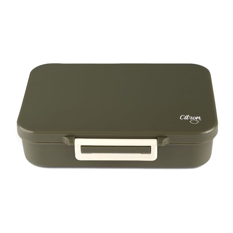 Citron Tritan Lunchbox with 4 Compartments - Olive Green