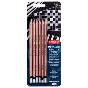 Derwent Metallic Pencil Pastel Blister (Set of 6)
