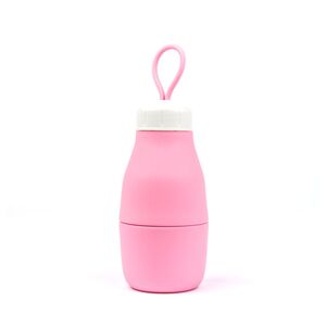 Jumble & Co Whippy Collapsible Silicone Bottle 520ml - Pink