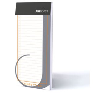 Jumble & Co Dippy To-Do List Notepad - Clean Slate Black