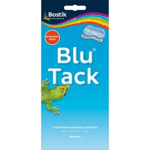 Bostik Blu Tack Reusable Adhesive Tack Economy Pack 90g
